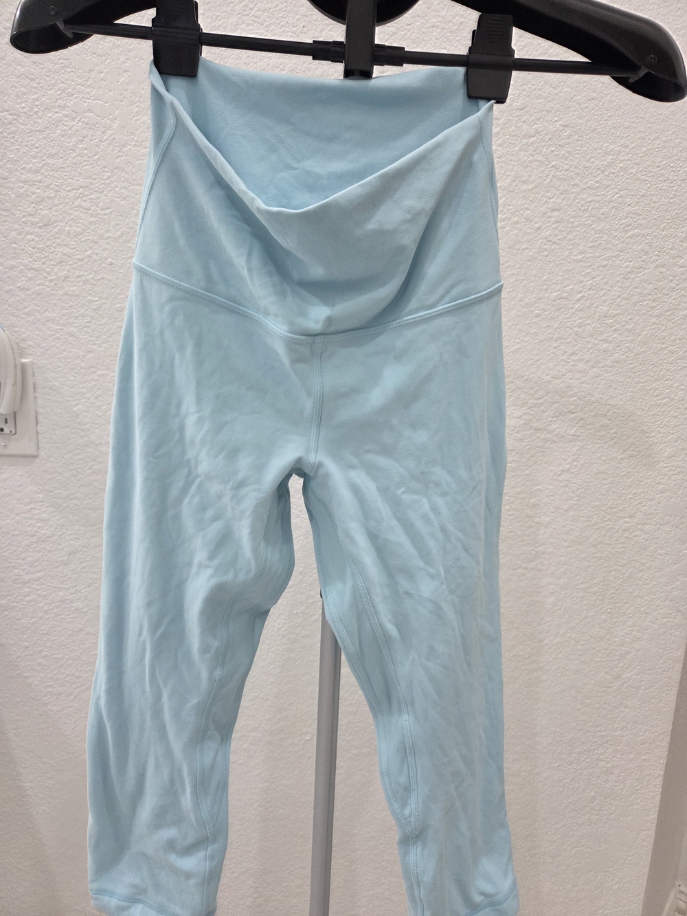 lululemon athletica Light Blue High-Rise Capris